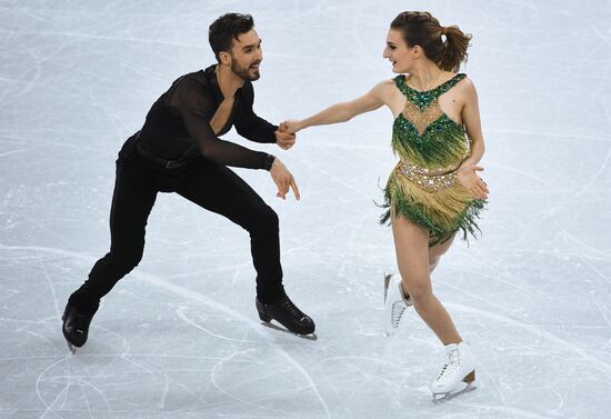 2018 Winter Olympics. Figure skating. Ice dance. Short program