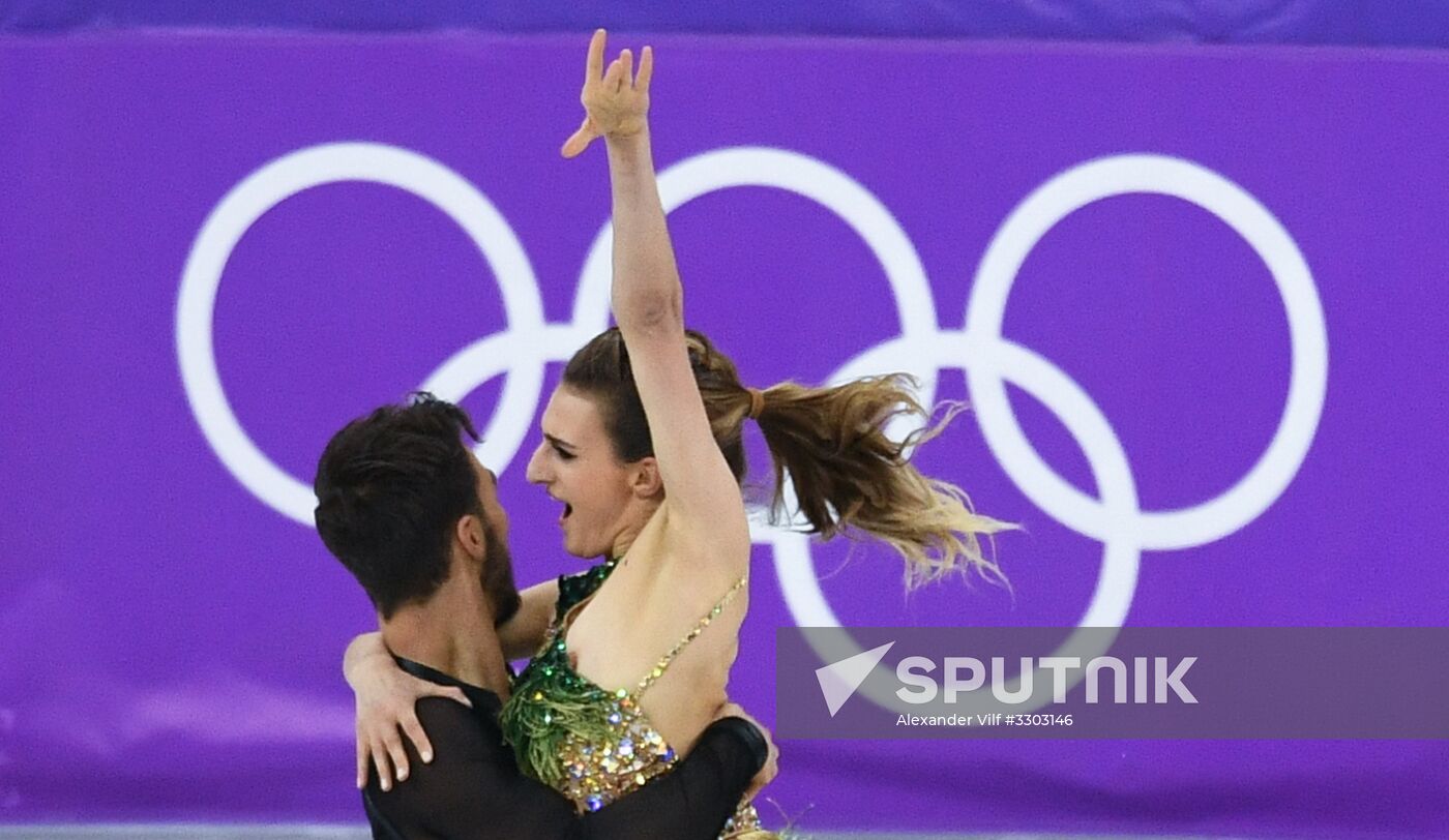 2018 Winter Olympics. Figure skating. Ice dance. Short program