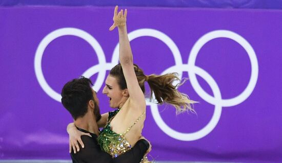 2018 Winter Olympics. Figure skating. Ice dance. Short program