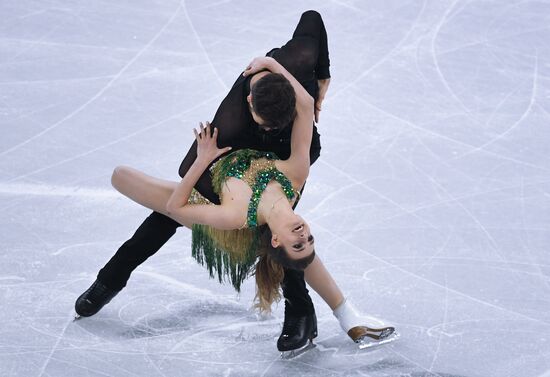 2018 Winter Olympics. Figure skating. Ice dance. Short program