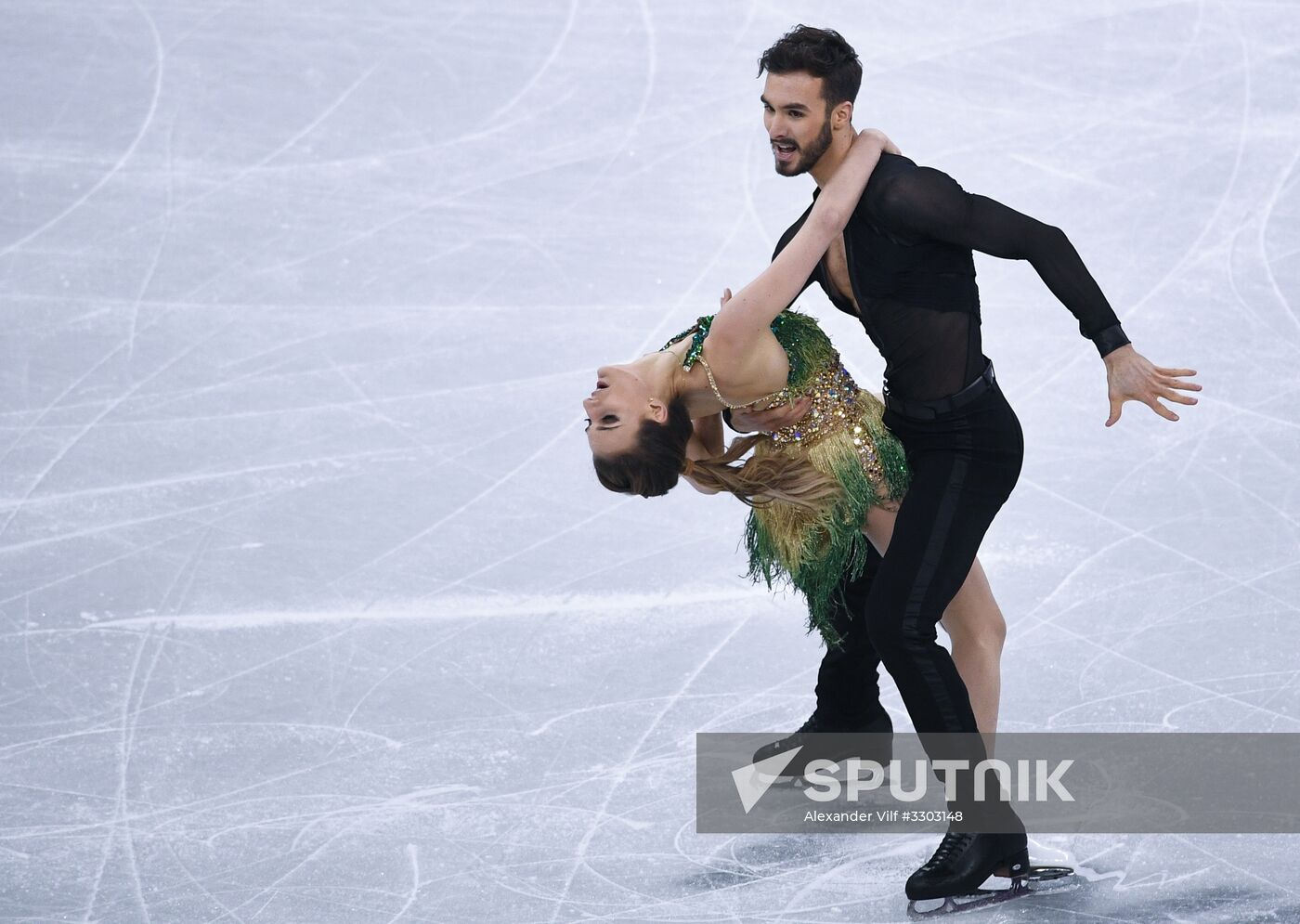 2018 Winter Olympics. Figure skating. Ice dance. Short program