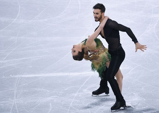 2018 Winter Olympics. Figure skating. Ice dance. Short program