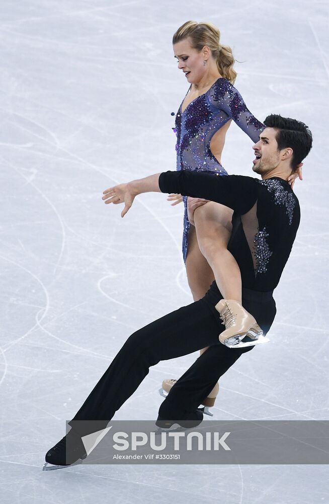 2018 Winter Olympics. Figure skating. Ice dance. Short program