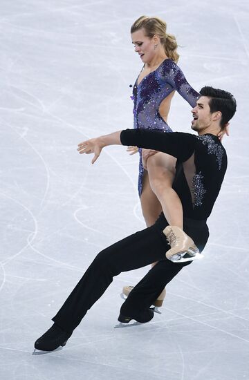 2018 Winter Olympics. Figure skating. Ice dance. Short program