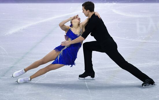 2018 Winter Olympics. Figure skating. Ice dance. Short program