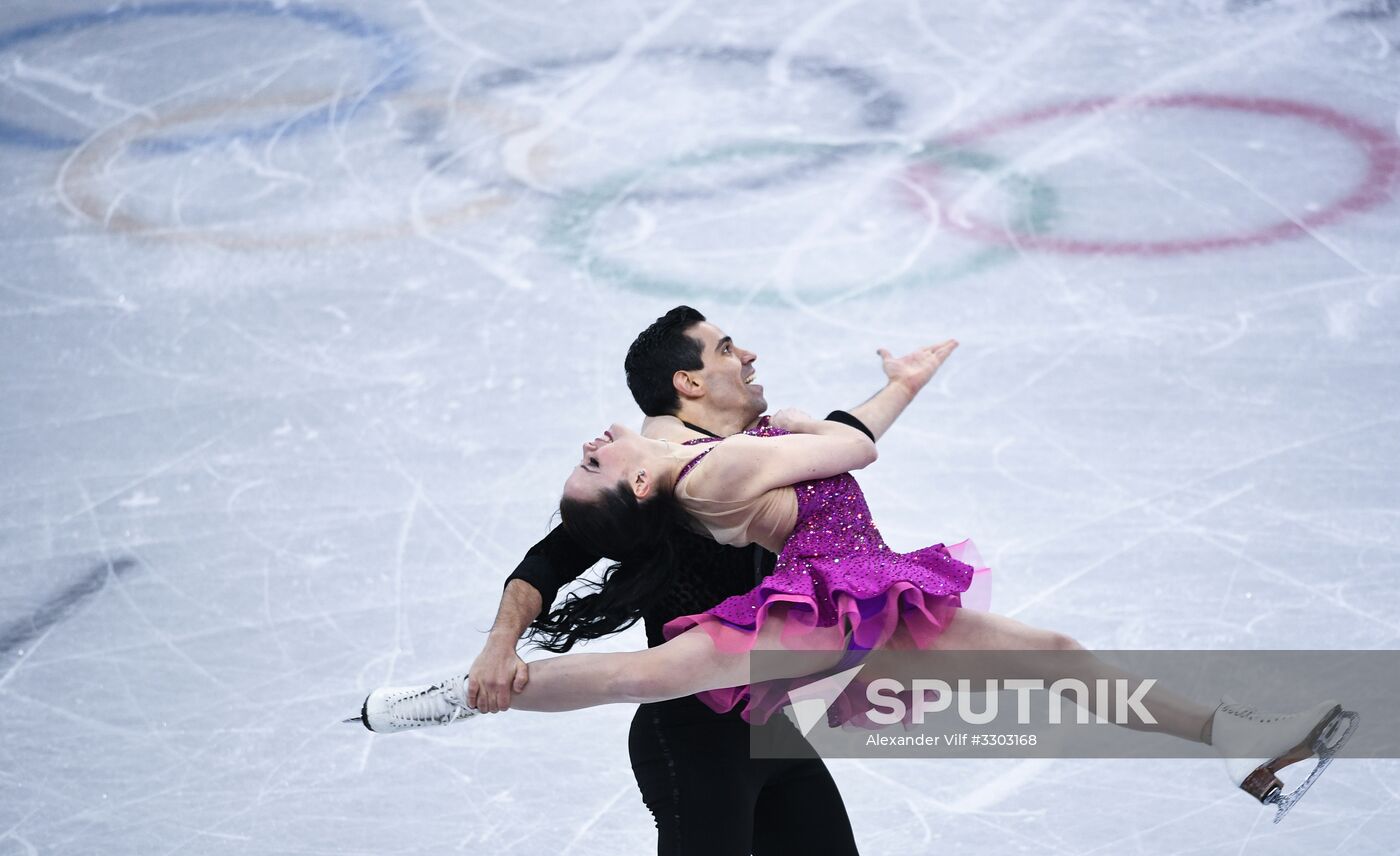 2018 Winter Olympics. Figure skating. Ice dance. Short program