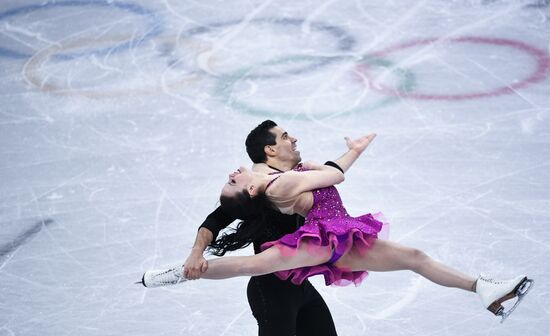 2018 Winter Olympics. Figure skating. Ice dance. Short program