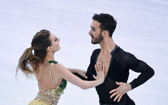 2018 Winter Olympics. Figure skating. Ice dance. Short program