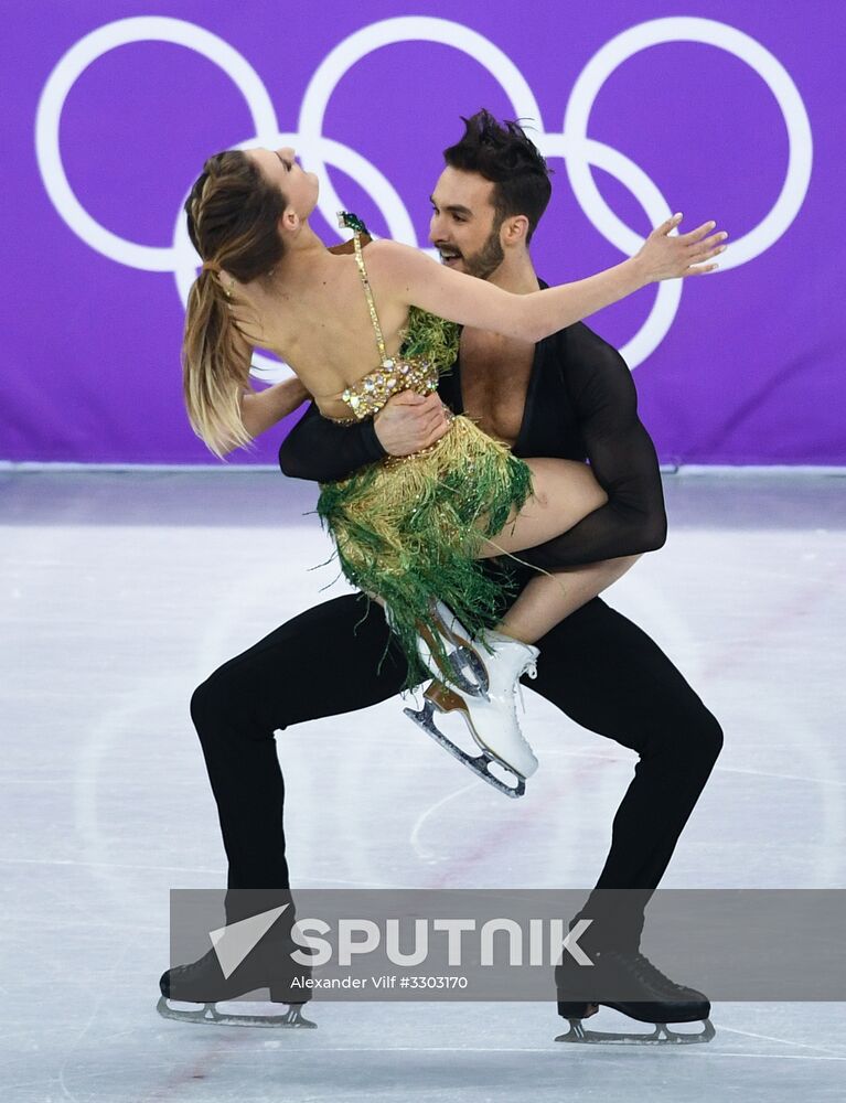 2018 Winter Olympics. Figure skating. Ice dance. Short program