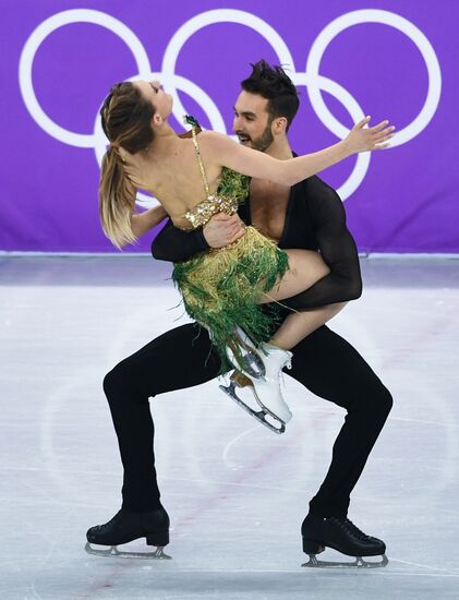 2018 Winter Olympics. Figure skating. Ice dance. Short program