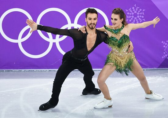 2018 Winter Olympics. Figure skating. Ice dance. Short program