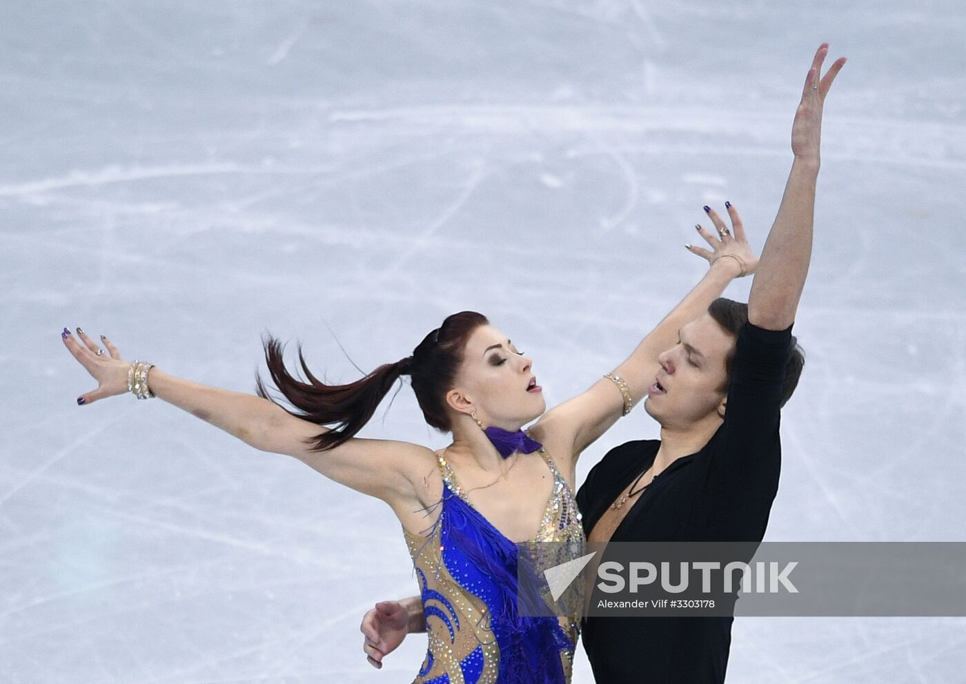 2018 Winter Olympics. Figure skating. Ice dance. Short program