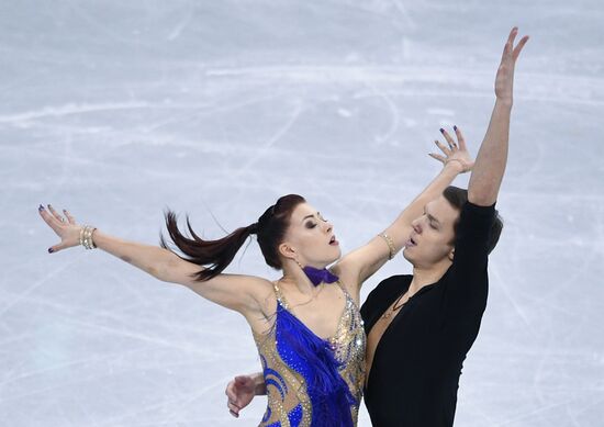 2018 Winter Olympics. Figure skating. Ice dance. Short program