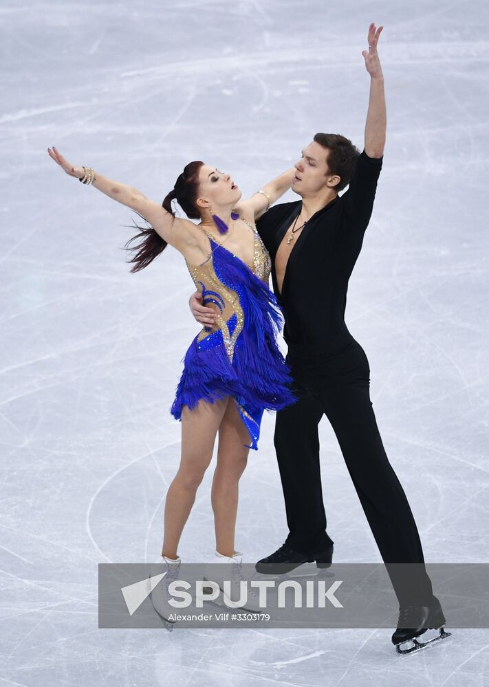 2018 Winter Olympics. Figure skating. Ice dance. Short program