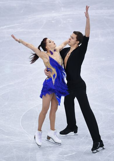2018 Winter Olympics. Figure skating. Ice dance. Short program