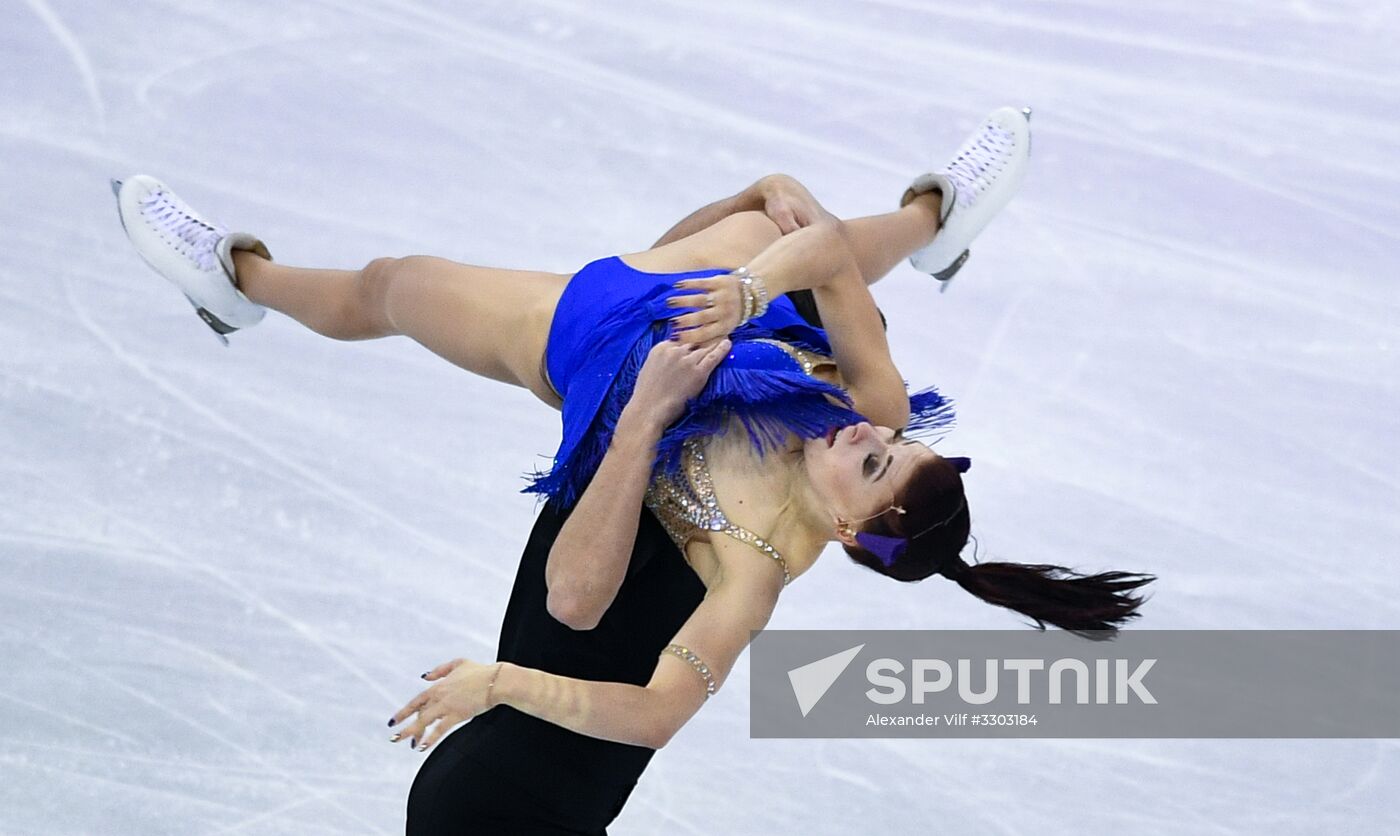 2018 Winter Olympics. Figure skating. Ice dance. Short program