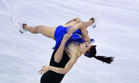 2018 Winter Olympics. Figure skating. Ice dance. Short program