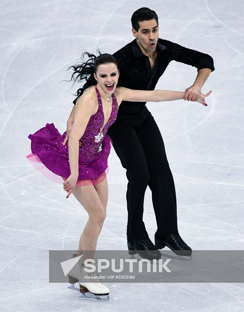 2018 Winter Olympics. Figure skating. Ice dance. Short program