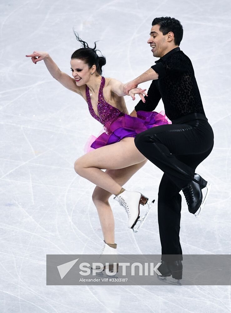 2018 Winter Olympics. Figure skating. Ice dance. Short program