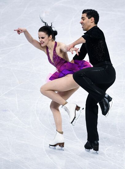 2018 Winter Olympics. Figure skating. Ice dance. Short program
