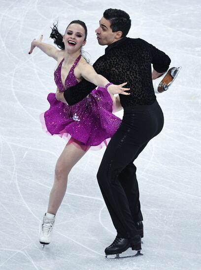 2018 Winter Olympics. Figure skating. Ice dance. Short program