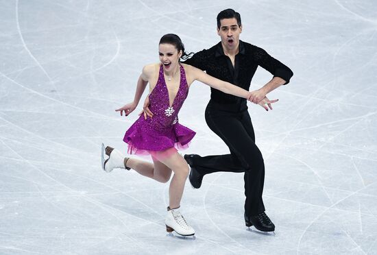 2018 Winter Olympics. Figure skating. Ice dance. Short program