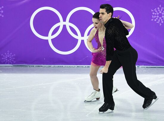 2018 Winter Olympics. Figure skating. Ice dance. Short program