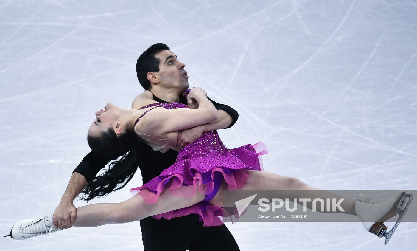 2018 Winter Olympics. Figure skating. Ice dance. Short program