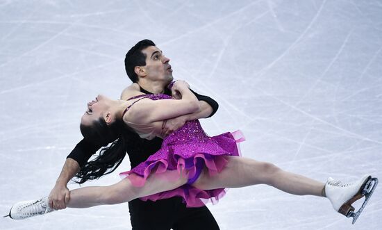2018 Winter Olympics. Figure skating. Ice dance. Short program