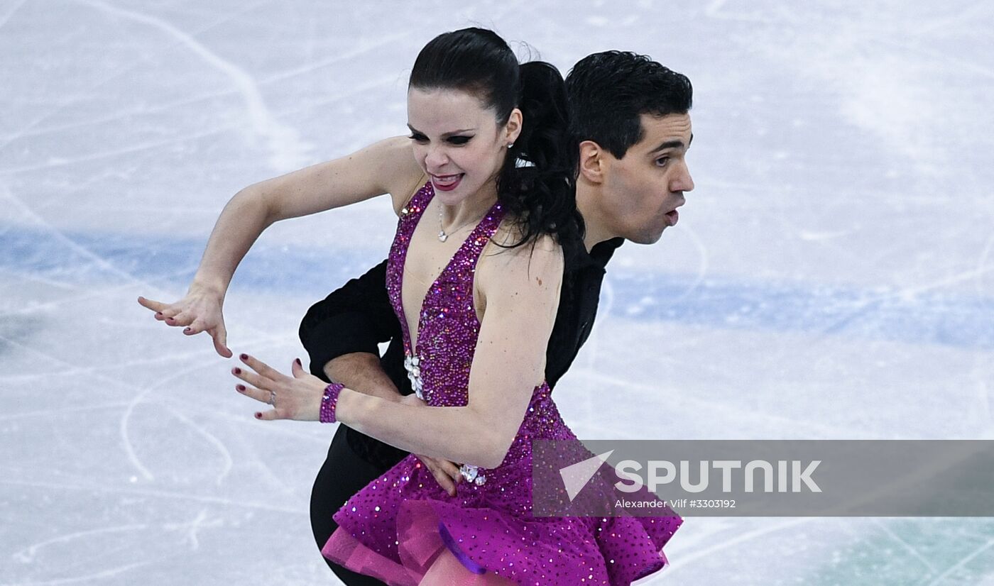 2018 Winter Olympics. Figure skating. Ice dance. Short program