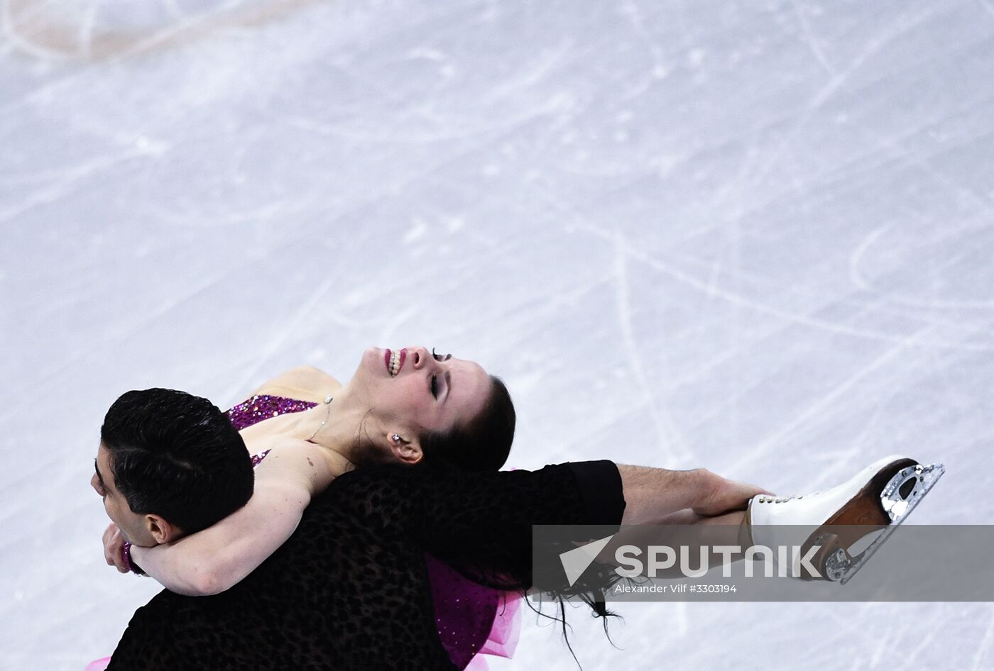 2018 Winter Olympics. Figure skating. Ice dance. Short program