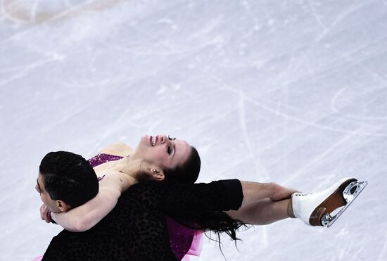 2018 Winter Olympics. Figure skating. Ice dance. Short program
