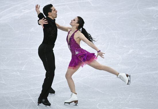 2018 Winter Olympics. Figure skating. Ice dance. Short program