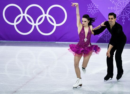 2018 Winter Olympics. Figure skating. Ice dance. Short program