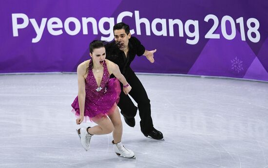 2018 Winter Olympics. Figure skating. Ice dance. Short program