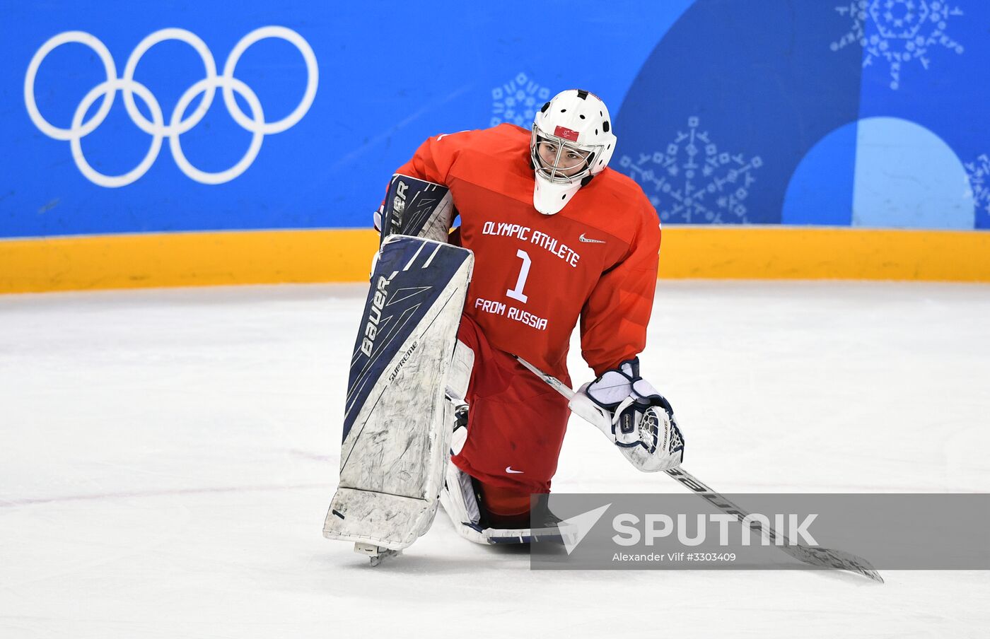 2018 Winter Olympics. Ice hockey. Women. Canada vs. Russia