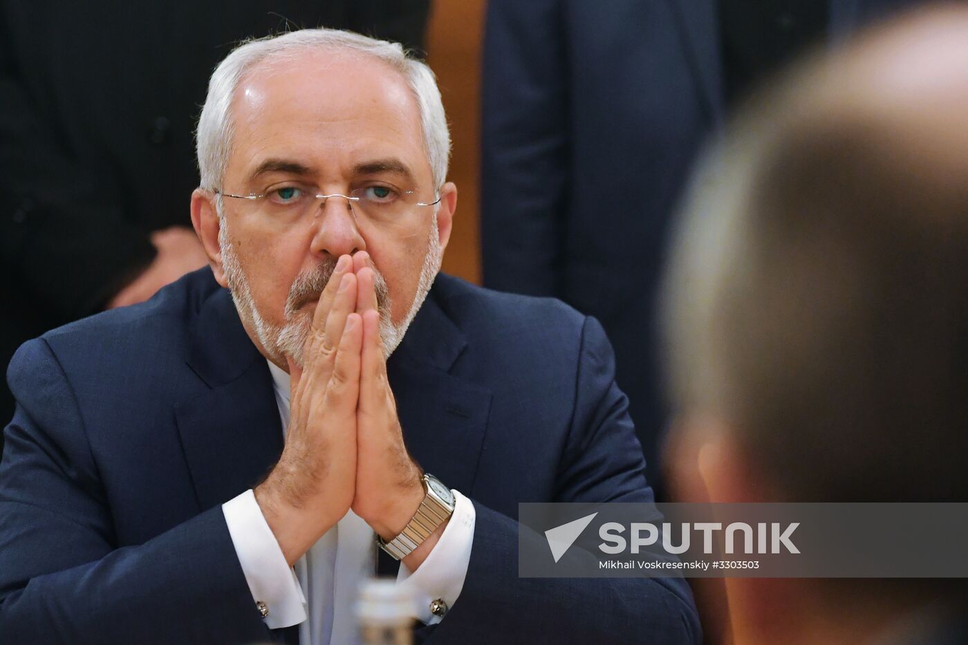 Foreign Minister Sergei Lavrov meets with Iranian Foreign Minister Mohammad Javad Zarif
