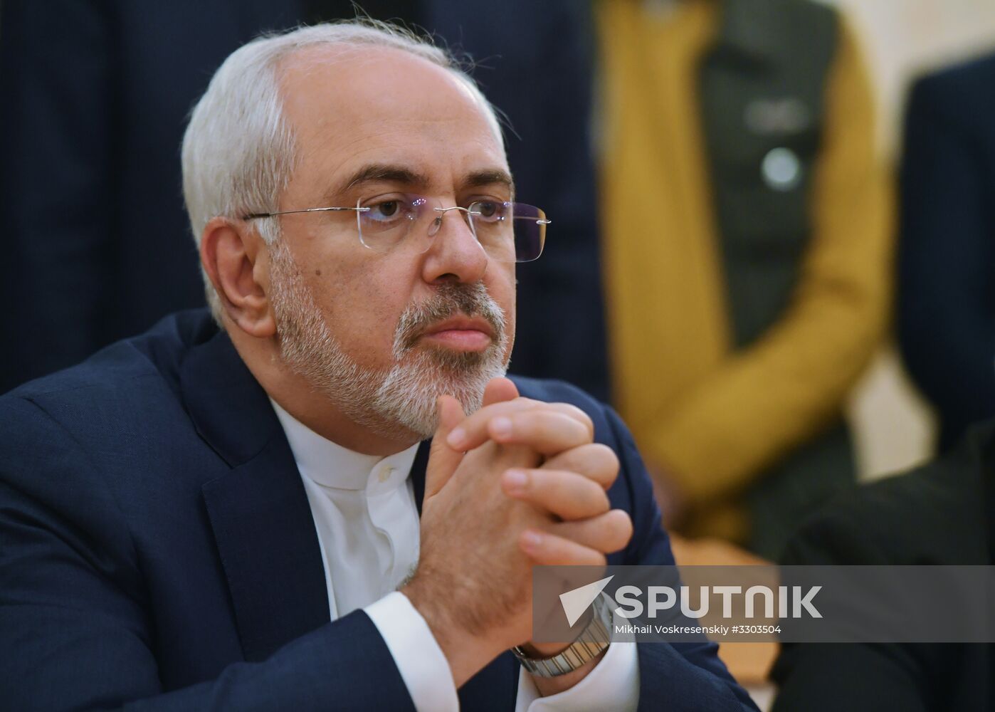 Foreign Minister Sergei Lavrov meets with Iranian Foreign Minister Mohammad Javad Zarif