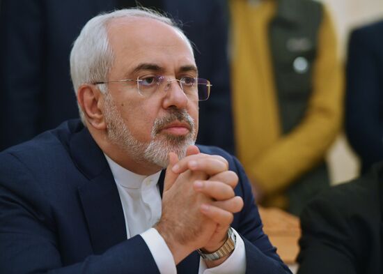 Foreign Minister Sergei Lavrov meets with Iranian Foreign Minister Mohammad Javad Zarif