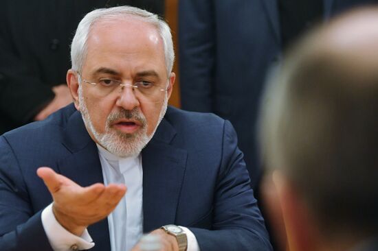 Foreign Minister Sergei Lavrov meets with Iranian Foreign Minister Mohammad Javad Zarif