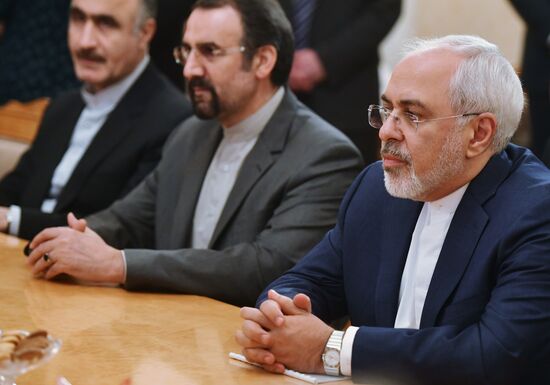 Foreign Minister Sergei Lavrov meets with Iranian Foreign Minister Mohammad Javad Zarif
