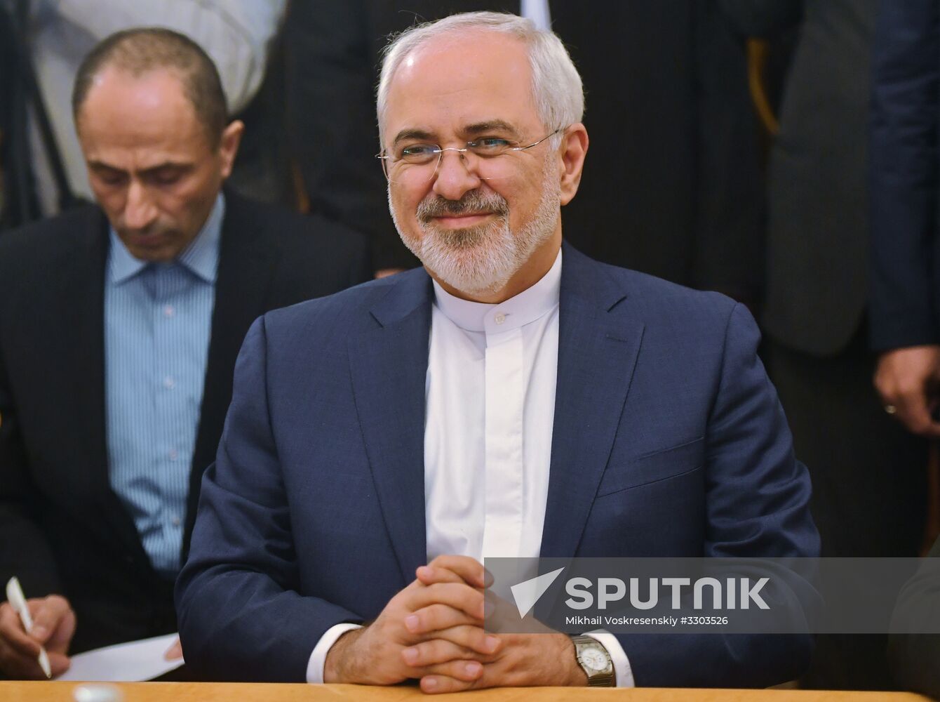 Foreign Minister Sergei Lavrov meets with Iranian Foreign Minister Mohammad Javad Zarif