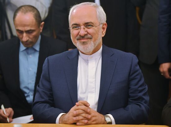 Foreign Minister Sergei Lavrov meets with Iranian Foreign Minister Mohammad Javad Zarif