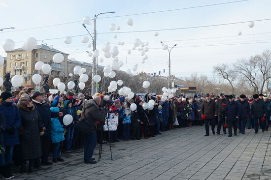 Memorial service for An-148 crash victims in Orsk