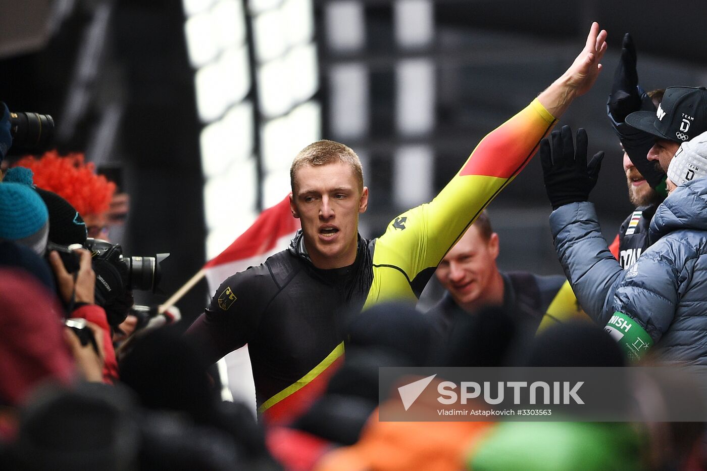 2018 Winter Olympics. Bobsleigh. Two-man