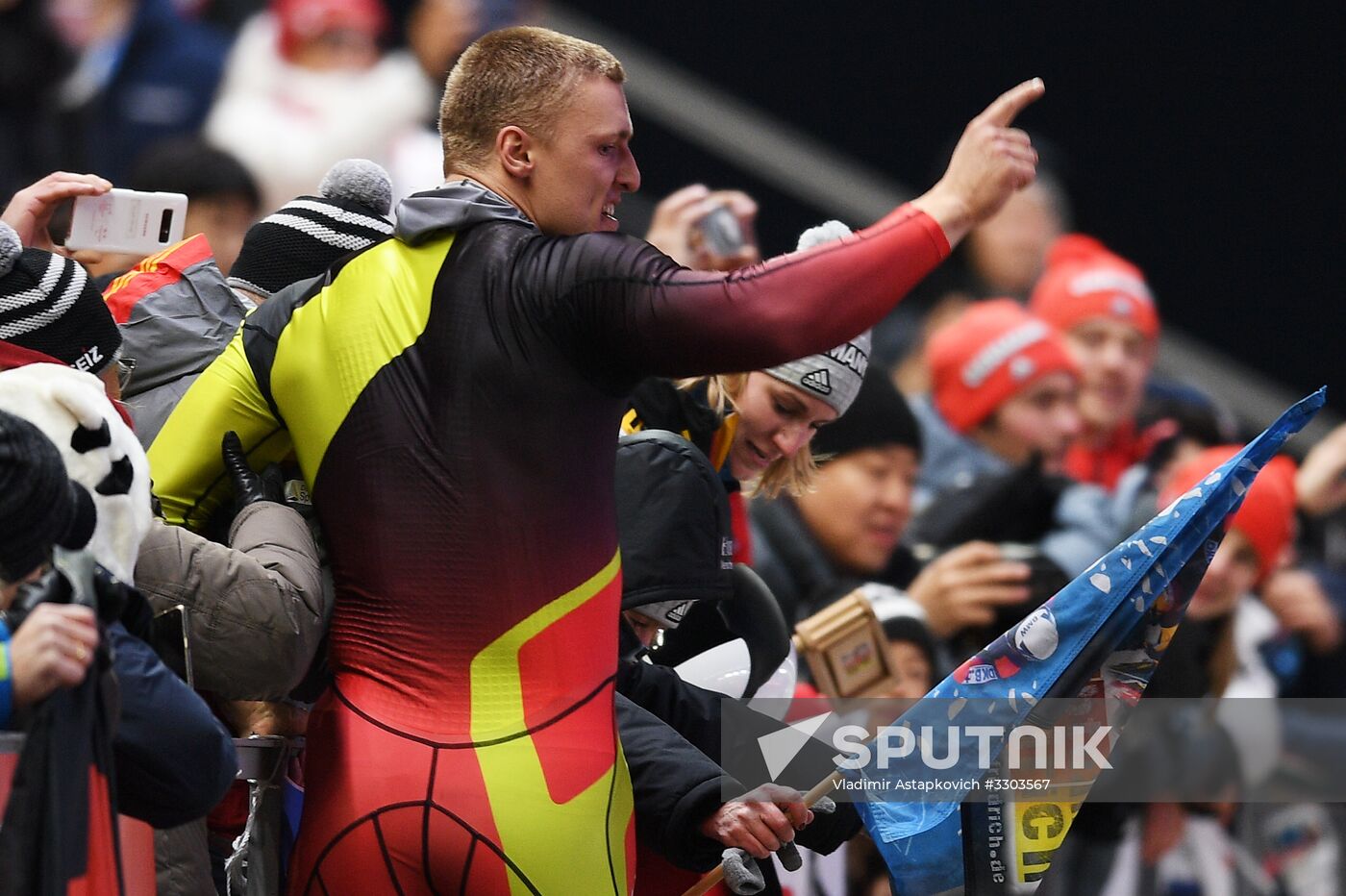 2018 Winter Olympics. Bobsleigh. Two-man