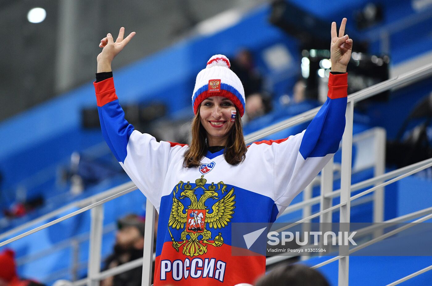 2018 Winter Olympics. Ice hockey. Women. Canada vs. Russia