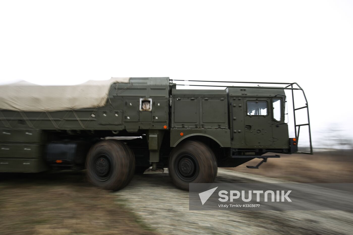 9K720 Iskander missile system drill in Krasnodar Territory