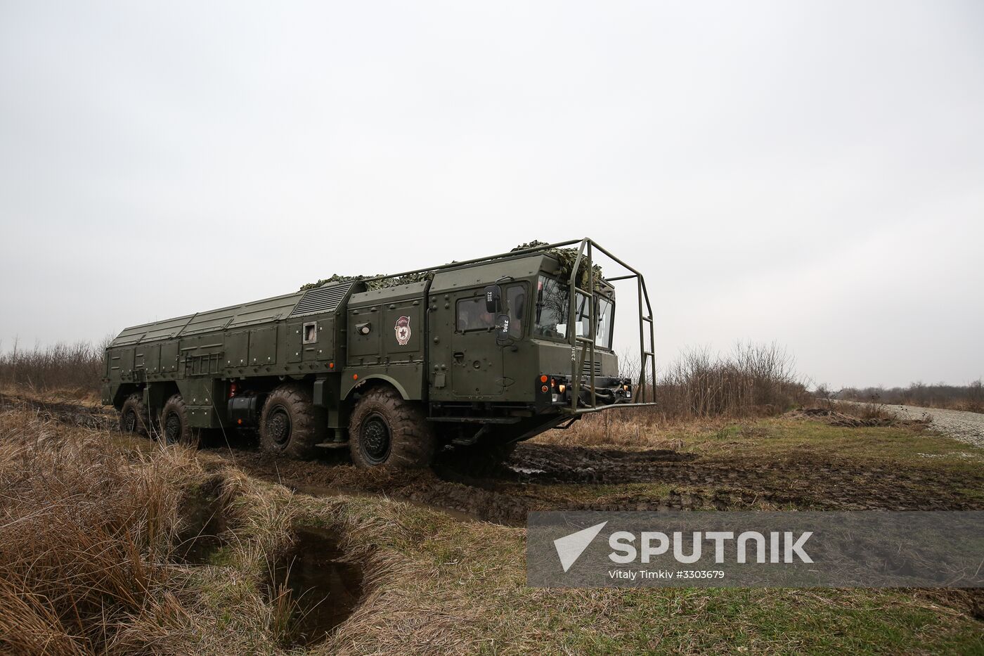 9K720 Iskander missile system drill in Krasnodar Territory