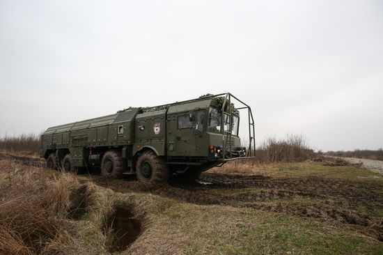 9K720 Iskander missile system drill in Krasnodar Territory